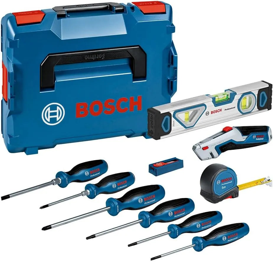 Bosch PRO Handwerkzeug-Set – 13-teilig, 25 cm, 5 m
