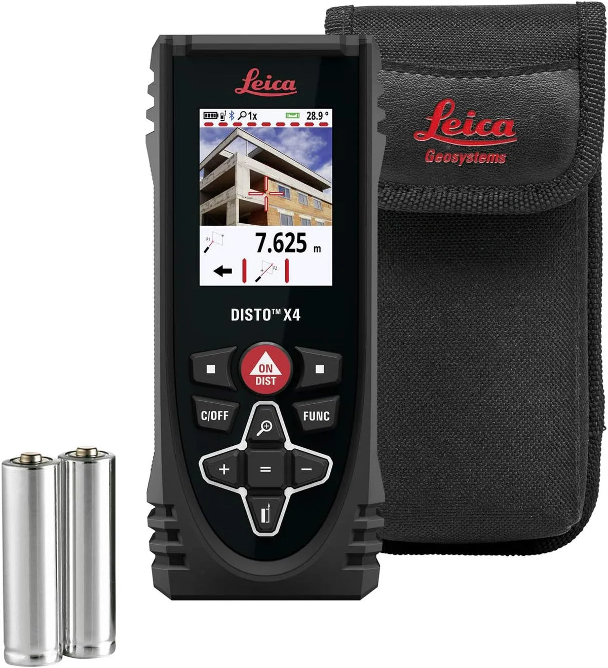 Laser-Entfernungsmesser: IP65, mit Kamera, Bluetooth-Konnektivität, Leica DISTO X4 IP65