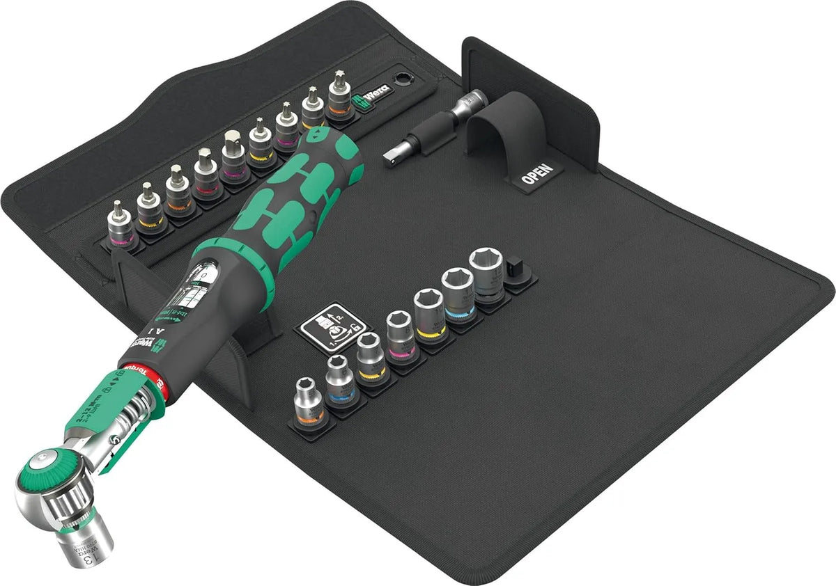 Wera 05136073001 Safe-Torque A 1 SHK Set 1 – drehbar, 19-teilig, 12 Nm