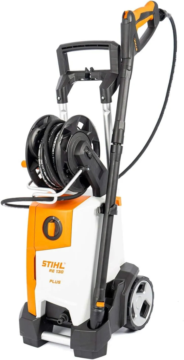 Stihl RE 130 Hochdruckreiniger und Hochdruckreinigungsgerät, PLUS, aus Aluminium, 135 bar, schwarz