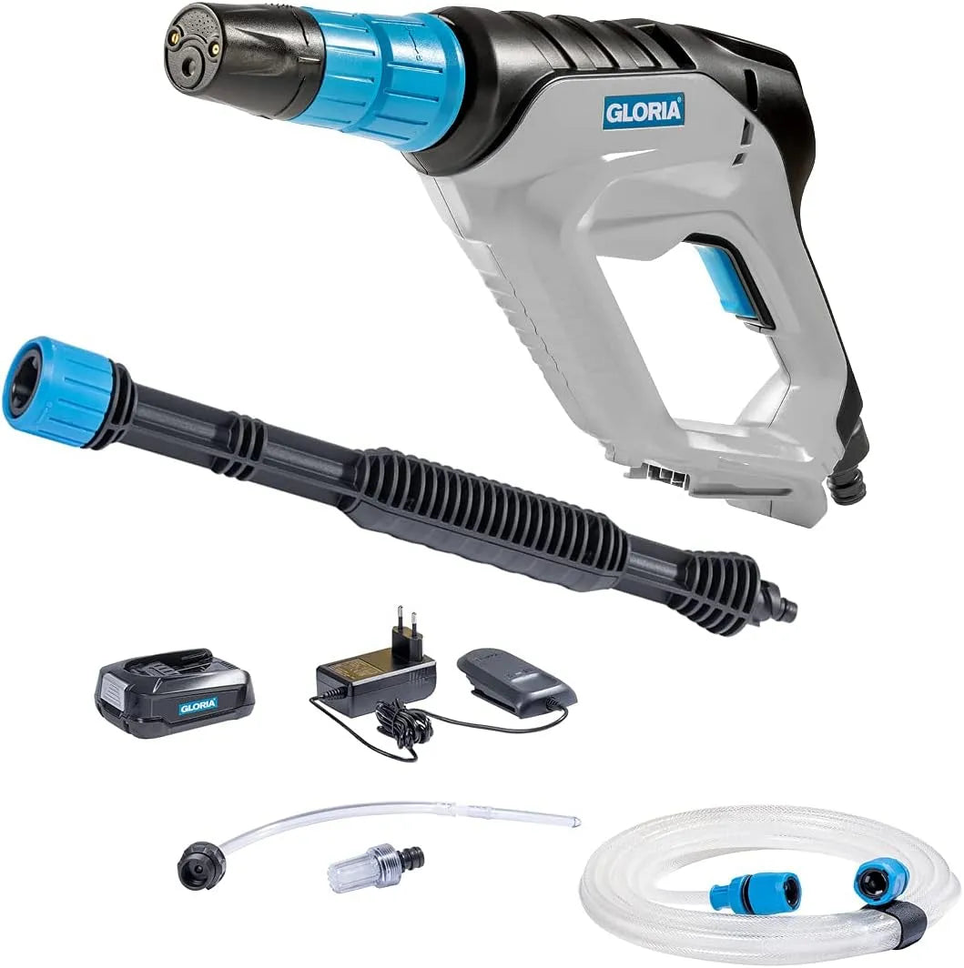 Mobiler Akku Druckreiniger MultiJet 18V Set: Akku-Betrieb, mobile Ausführung