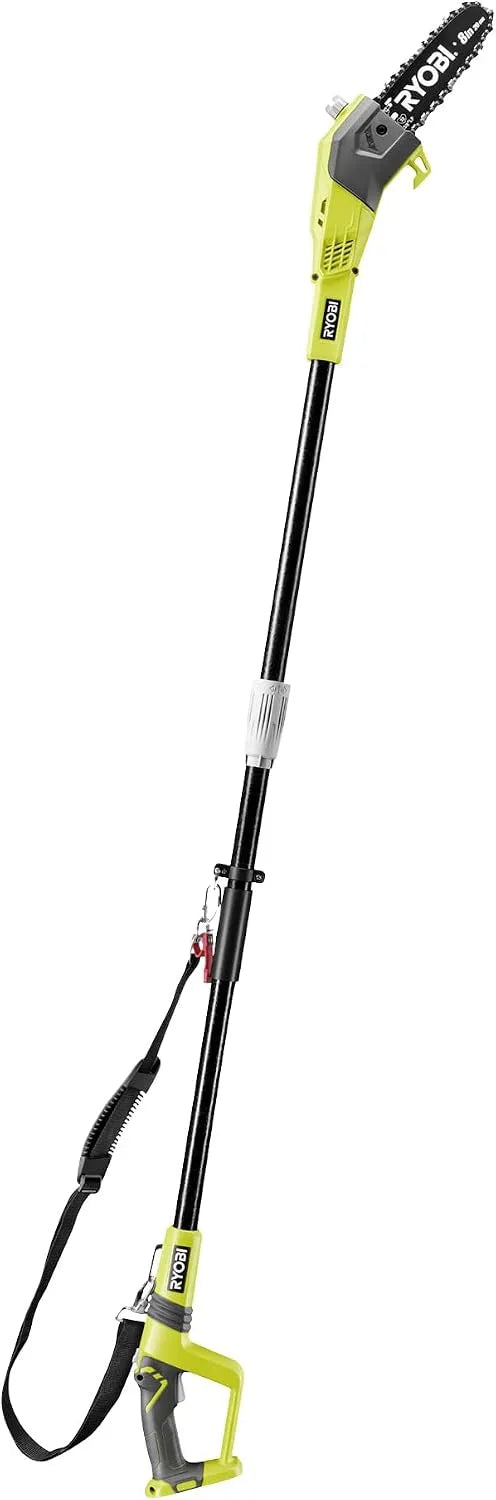 Ryobi 18V OPP1820 Hochentaster zum Zurückschneiden hoch liegender Äste bei der Baumpflege und Teleskop-Astsäge: ONE, Akku-Betrieb