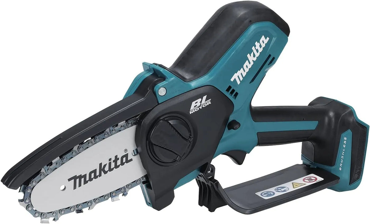 Säge für kontrollierte Zuschnitte bei Werkstatt- und Montagearbeiten; Makita DUC101Z Akku-Astsäge 18V ohne Akku: Akku-Betrieb