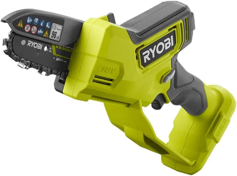 Ryobi 18 RY18PSX10A-0 18 V ONE+ Brushless Akku-Astsäge RY18PSX10A-0: Akku-Betrieb, bürstenloser Motor, 10 cm, 8 cm, 6,0 m