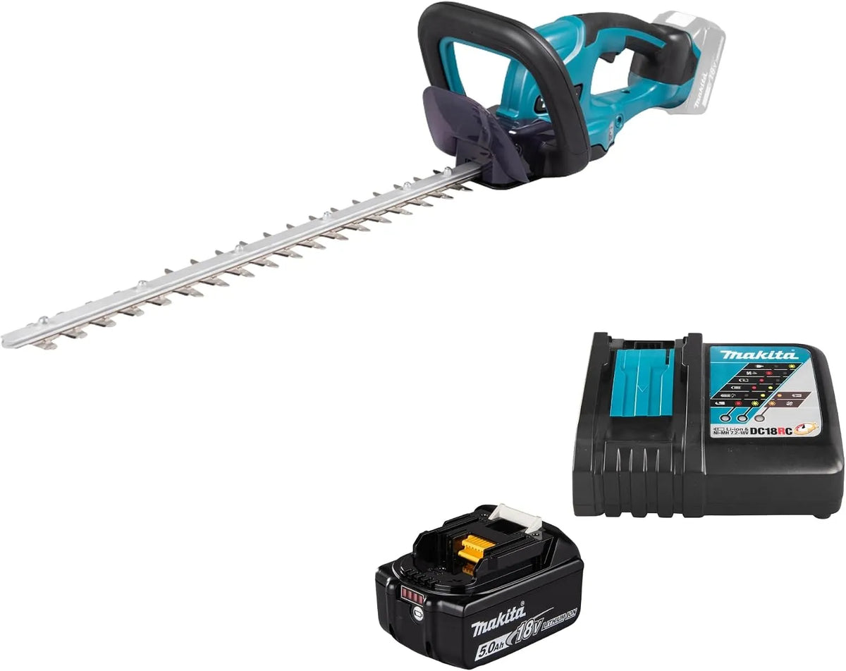 Makita DUH507RT Heckenschere, Akku-Betrieb, 50cm, 18V, 5,0 Ah