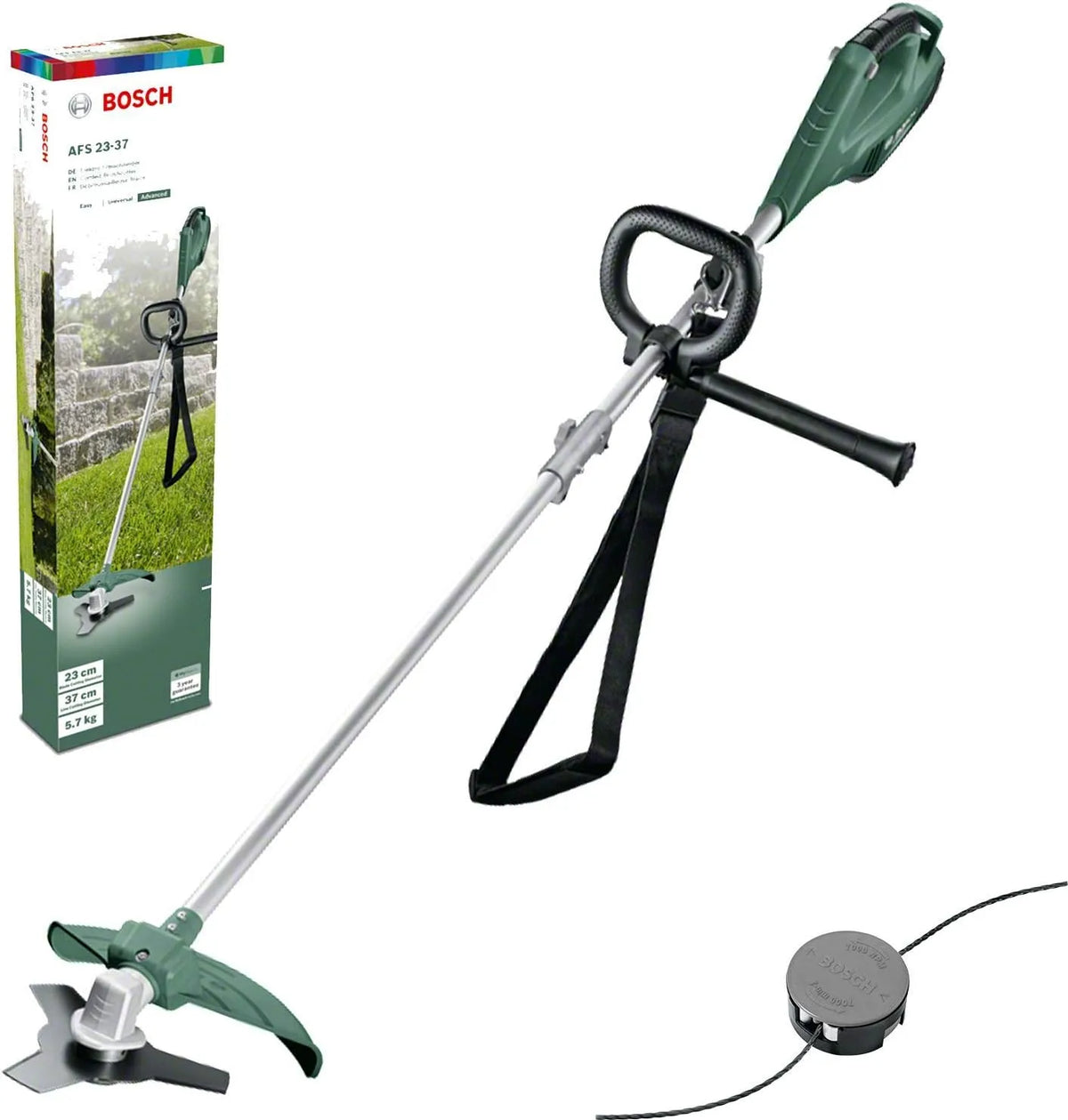 Bosch AFS 23 Motorsense – 23 cm, 37 cm, 3,5 mm, 950 W, schwarz