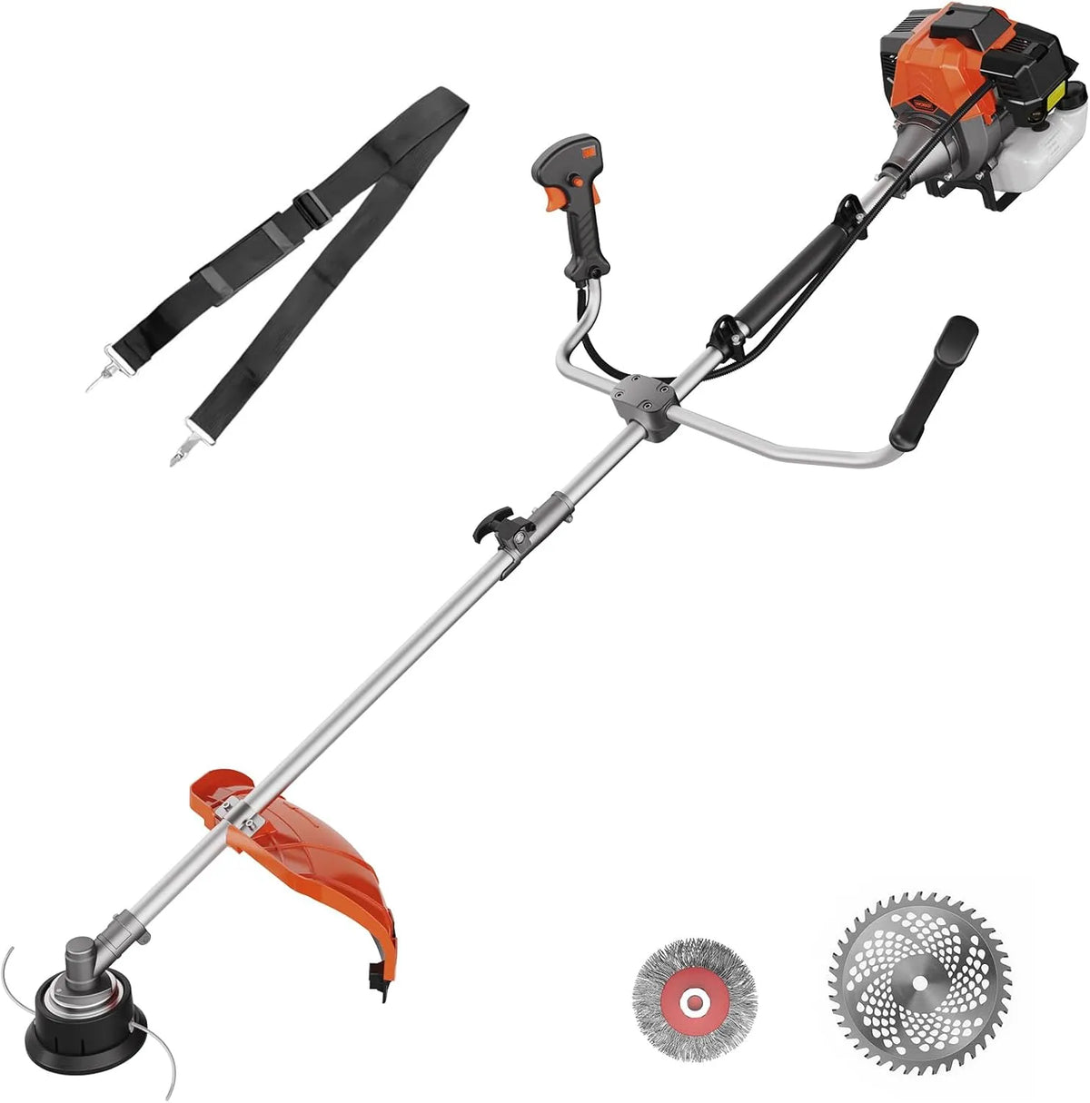 Rasentrimmer: 52 cm, 46 cm, 2 PS, für die Gartenpflege