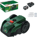 Bosch Akku-Mähroboter VISIMOW18V-100 für Rasenflächen bis 100 m²: Akku-Betrieb, 16 cm, 60 mm, für die Gartenpflege