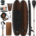 JUMMICO Aufblasbares SUP Board-Set, inkl. 2-in-1 Paddel & Sitz, ideal zum Sitzen & Liegen, mit Kamerahalterung & Zubehör