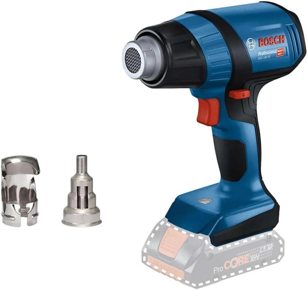 Bosch PRO Heißluftgebläse: Akku-Betrieb, 32 × 33 mm, 9 mm, 18V