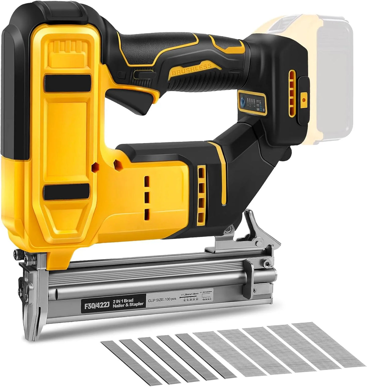 DeWalt 20V Akku-Nagler und Elektrotacker: DIY, Akku-Betrieb, bürstenloser Motor, 2 in 1, für Werkstatt und Heimwerken