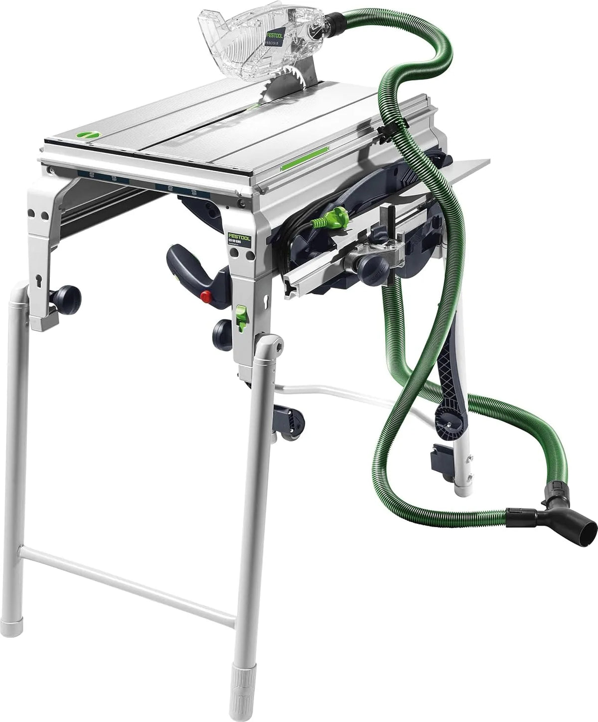 Gehrungssäge für genaue Quer- und Winkelschnitte bei der Materialbearbeitung; Festool CS 50 Tischzugsäge CS 50 EBG PRECISIO, 1200W