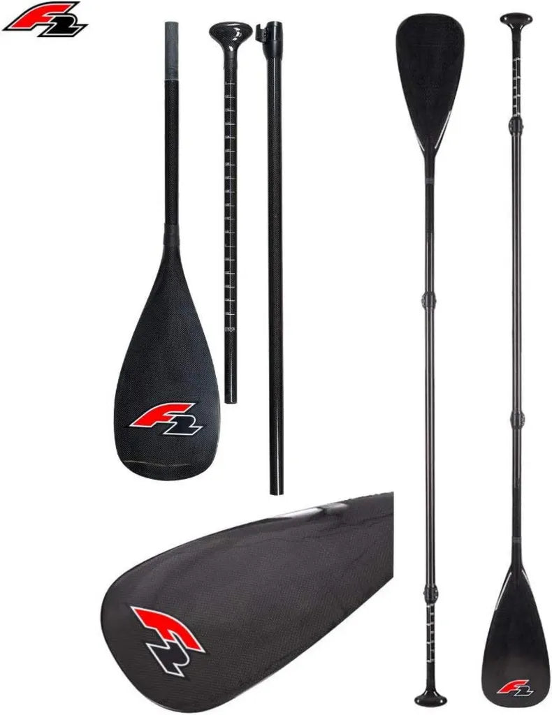 F2 Carbon PRO Stand Up Paddle Board Paddel 3-teilig, ultraleicht, 750g