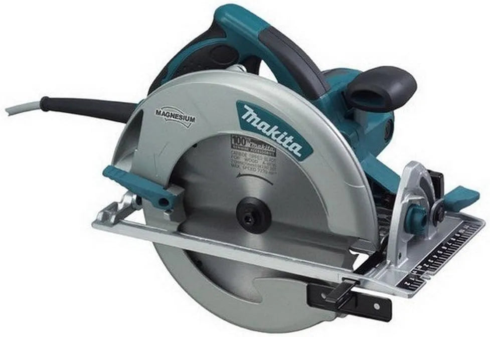 Makita 5008MG Kreissäge für zügige gerade Zuschnitte an Platten und Holzwerkstücken, 210 mm, 1800W, blau