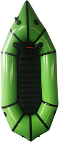 Aufblasbares 420D TPU Packraft für 1 Person, Leichtes Reise-Kajak mit Weichem Sitz, Ideal für Flachwasser und Fahrradtouren