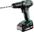Metabo SB 18 SB 18 Akku-Schlagbohrmaschine zum Bohren in Mauerwerk und für Montagearbeiten – Akku-Betrieb, 18 V, 2,0 Ah