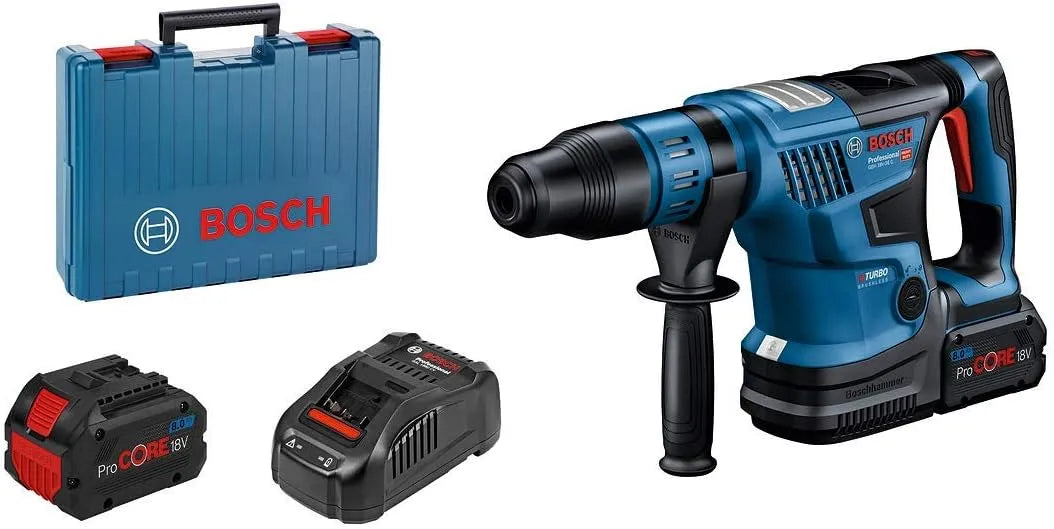 Bosch GAL 1880 Bohrhammer: BITURBO, Akku-Betrieb, Bluetooth-Konnektivität, für gewerblichen Einsatz, 18V, 8.0Ah