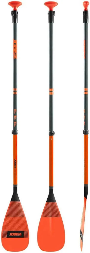Dreiteiliges Fiberglas SUP Paddel in Orange