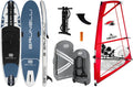 BRUNELLI 10.8 Premium Aufblasbares SUP Board mit Windsurf-Option und Doppellagigem Gewebe