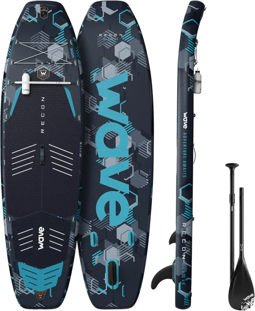 Premium Aufblasbares Paddleboard für Alle Könnensstufen | Stabil & Tragbar mit Zubehör für Seen, Flüsse & Meer