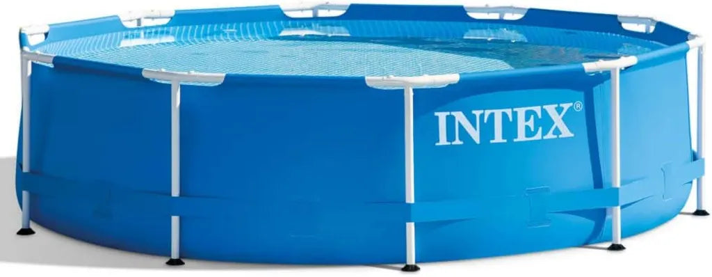 Intex Metallrahmen-Pool Rund 305 x 76 cm, Blau