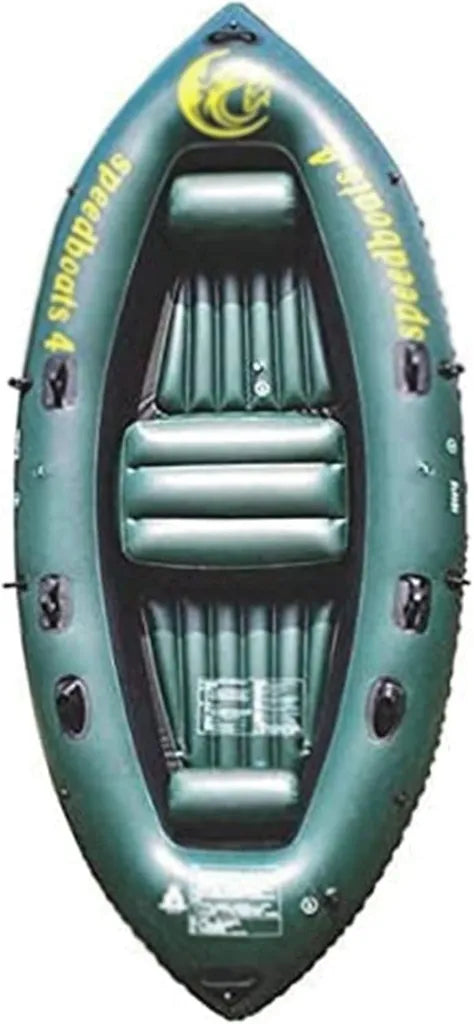 OLOTU Aufblasbares Schlauchboot für Abenteuer und Sicherheit mit Luftpumpe und Reparaturset