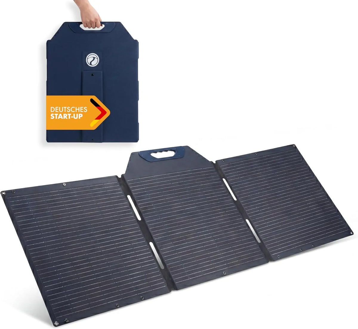 Tragbare Powerstation und Solargenerator, 150W, solarbetrieben, faltbar, monokristallin, für Camping und Wohnmobil