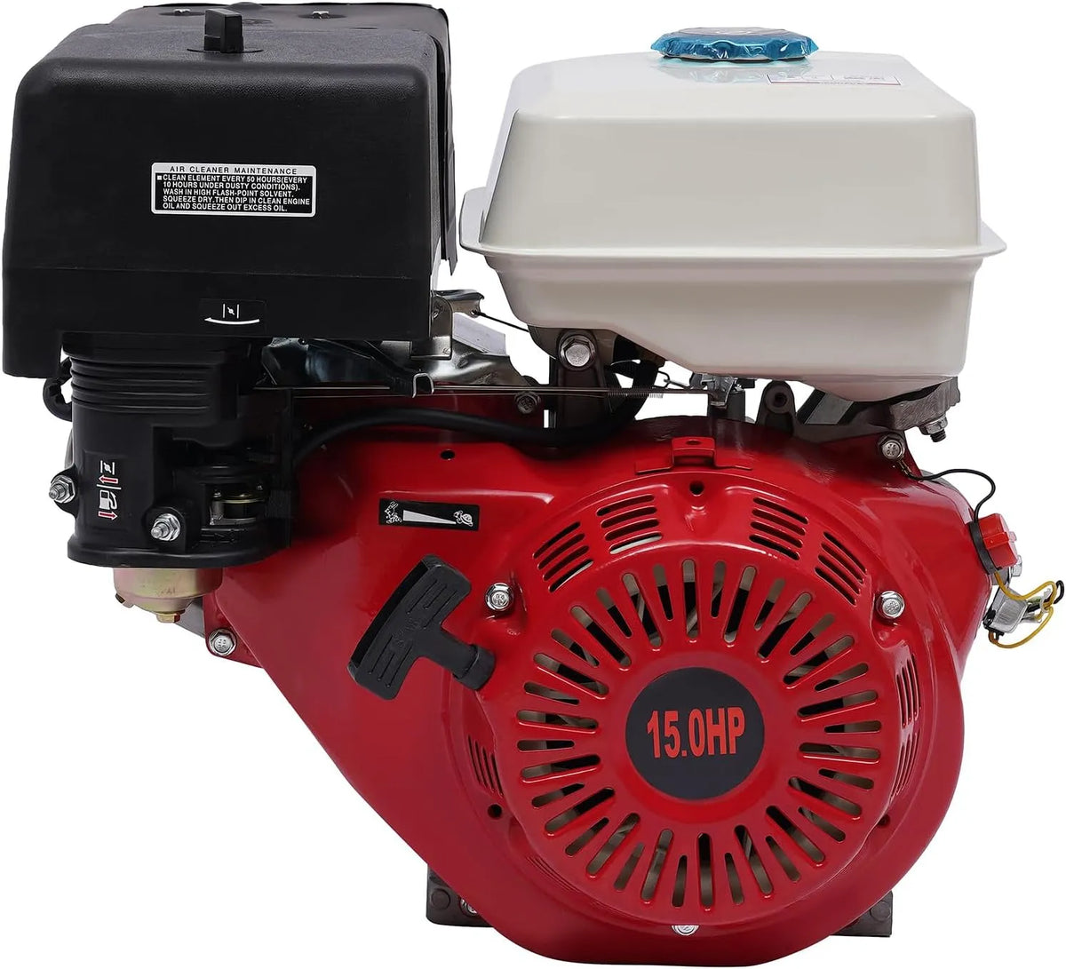 Einzylinder Benzinmotor Schwerlastmotor LuftküHlung Standmotor Kartmotor Industriemotor Motor Kart Ottomotor Gas ZwangsluftküHlung FüR RüTtelplatten