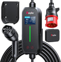 Typ-2-Ladekabel für Elektroautos und Mode-3-EV-Kabel, 11kW, 8A, dreiphasig, Typ 2, 16A, 7m