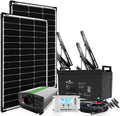 DC-AC-Wechselrichter und Spannungswandler, 200W, 500W, 100W, 12V, solarbetrieben, für Gartenbewässerung