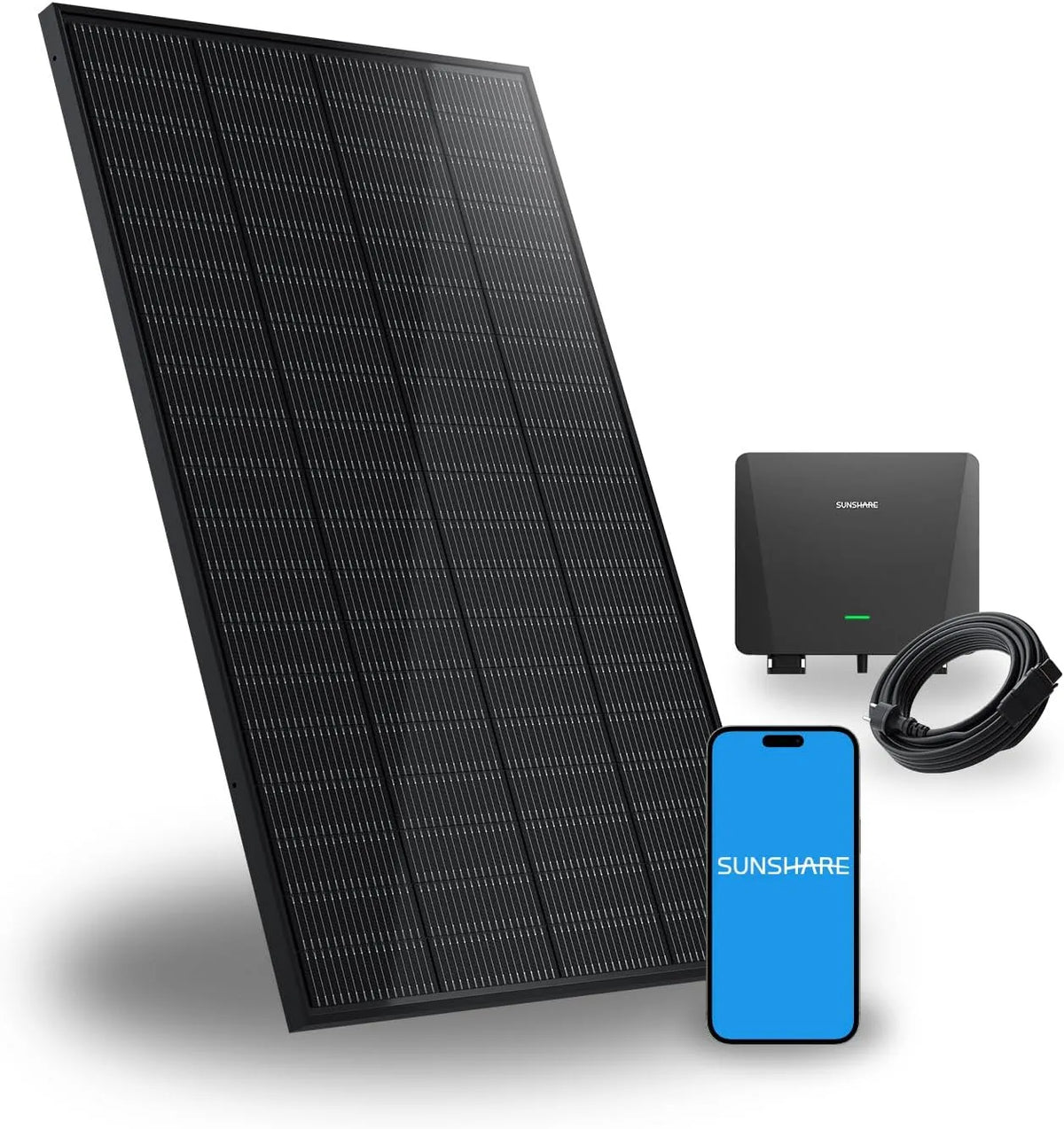 Balkonkraftwerk-Komplettset und Photovoltaiksystem, 200W, flexibel, 800W