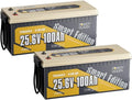 Bluetooth LiFePO4 LiFePO4-Batterie und Solar-Speicherbatterie, 100Ah, 2.56KWh, 25.6V, mit Bluetooth, für Boot und Bordstrom