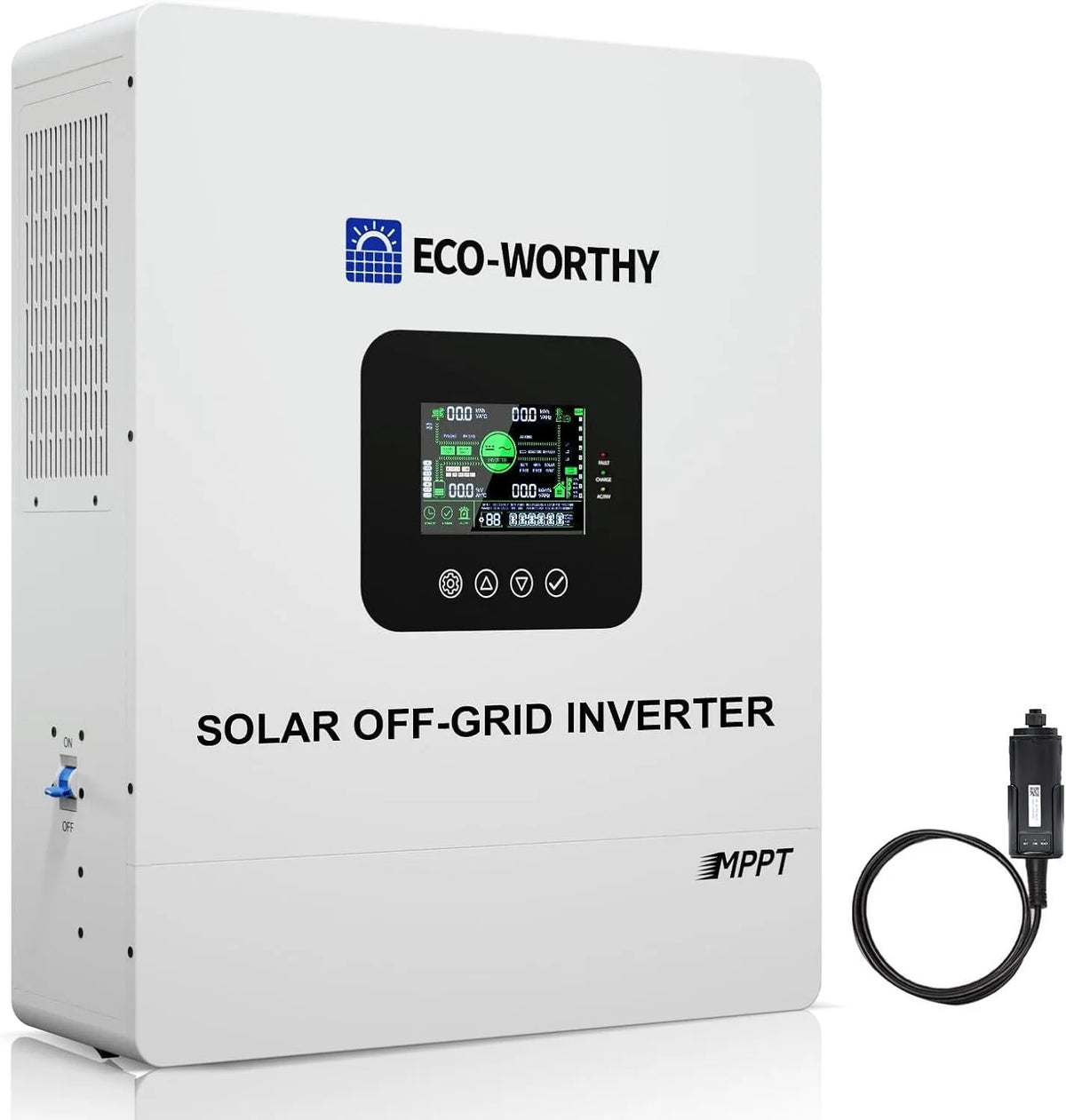 ECO-WORTHY Solar-Laderegler und MPPT-Solarregler, 5000W, 5kW, für Camping und Wohnmobil, solarbetrieben, mit MPPT-Regler, 48V