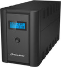 PowerWalker VA/1200 Spannungs- und Überspannungsschutz und Netzschutzgerät, 1200 W, 2200 VA, mit Überspannungsschutz