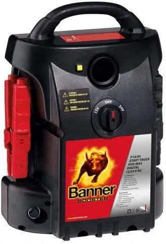 Booster P12/24 Auto-Starthilfe-Powerbank und Batterie-Booster, 12V, 24V, 6200A, 3100A, für Fahrzeug und mobile Stromversorgung