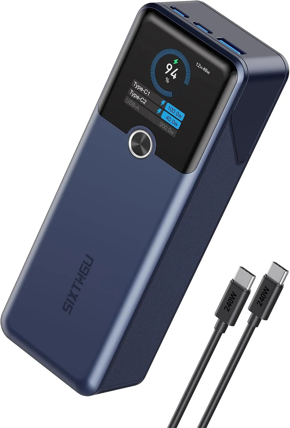 PD3.1 Schnelllade-Powerbank und Mobiler Zusatzakku, 20.000 mAh, Schnellladefunktion, 200W