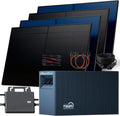 SOLARCAN TSOL-DCU2000Lite Balkonkraftwerk-Komplettset und Photovoltaiksystem, 2,01 kWh, bifazial, 2000W, 500W
