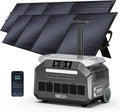 P3200 Tragbare Powerstation und Solargenerator, solarbetrieben, 2048Wh, 3200W, Schnellladefunktion, für Camping und Wohnmobil