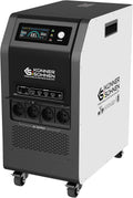 LiFePO4-Akku Tragbare Powerstation und Solargenerator, 5120 Wh, 5200 W, mit BMS