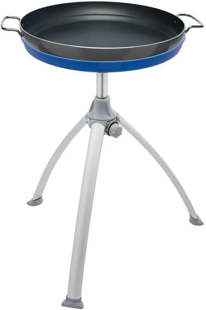 Cadac Paella Set 28-37mBar - Mit Ständer, Paella-Pfanne und Tasche - Schwarz/Grau/Blau