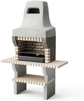 Movelar - Grillständer Mini Bailen Plus 2 für Outdoor-Grill, Weiß/Grau, 145x58x58 cm