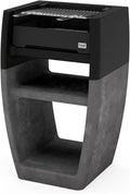 TUOZI EGO CORTA Holzkohlegrill für den Außenbereich, Grau/Schwarz, 60x47x95 cm, Modell 8002