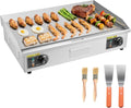 Elektrische VEVOR Grillplatte mit Zubehör, 50-300°C, ideal für Steaks und Pfannkuchen