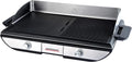 GASTROBACK Design Elektro-Tischgrill Pro BBQ 2300W - Große Grillfläche 1500 cm² - Abnehmbare Platten - Leichte Reinigung - Edelstahl Silber