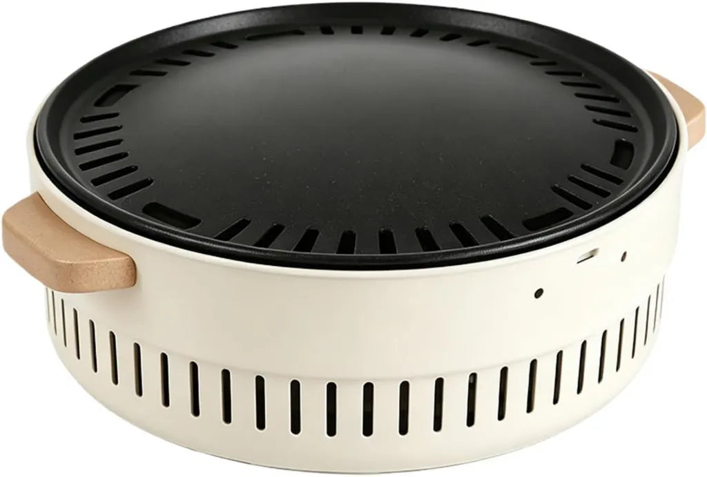 Kompakter Holzkohlegrill für Tisch und Outdoor, perfekt für Camping und Gartenfeste