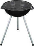 Kompakter Holzkohlegrill aus Edelstahl für Camping und Garten, klappbar und tragbar