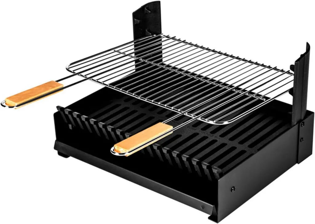 Somagic Höhenverstellbarer Holzkohlegrill - Stabiler Standgrill