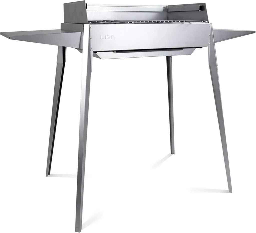 Lisa Luxus Holzkohlegrill Etna F mit 60 x 40 cm Grillfläche