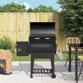 Homgoday Pelletgrill mit unterem Regal, schwarz, 94 cm