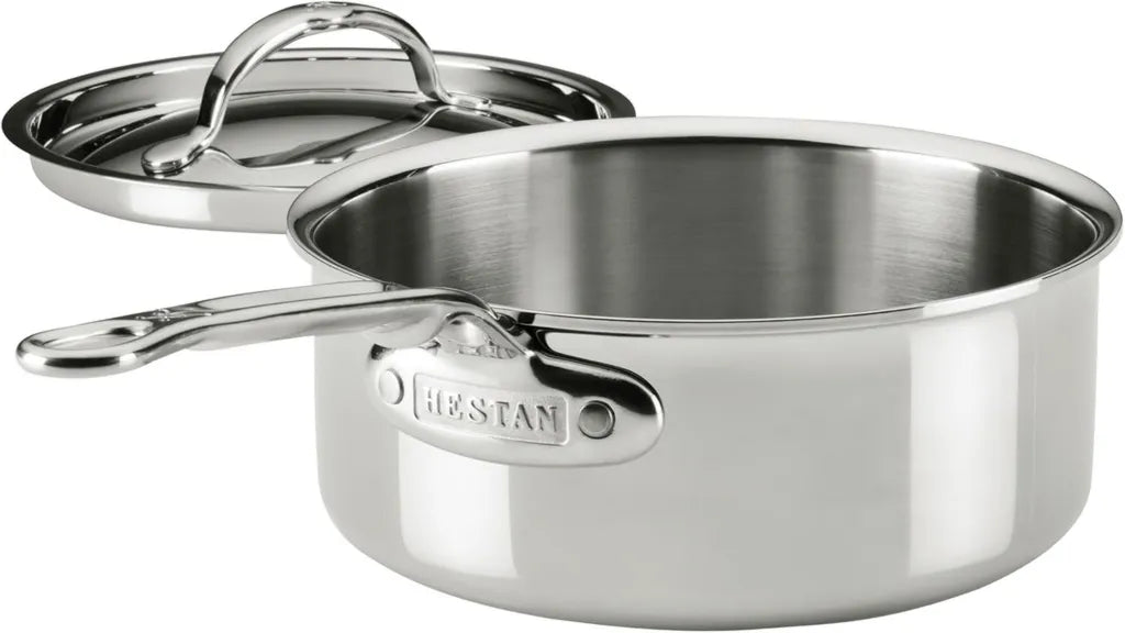 Hestan ProBond Luxe Stielkasserolle, dreifach verkleideter Edelstahl, induktionsgeeignet